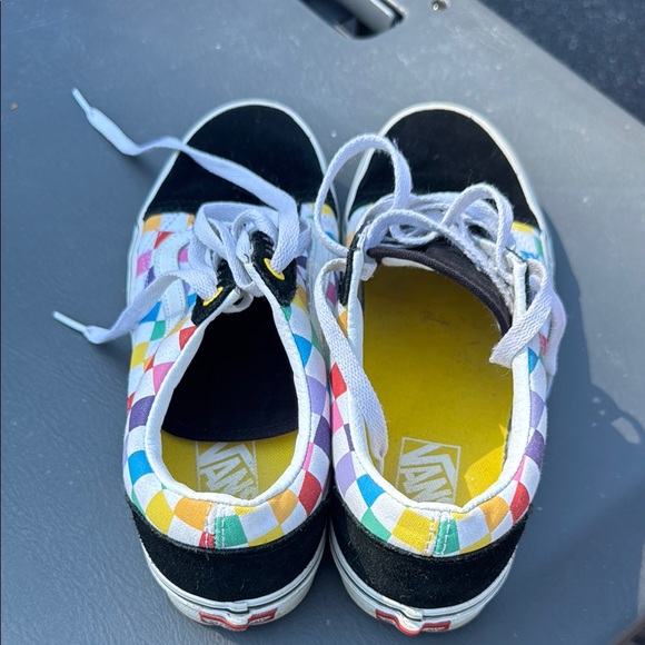 Colorful Checkered Sneakers Vans unisex - Picture 4 of 5